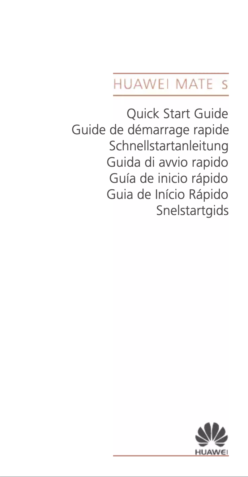 Imagen de la primera página del manual del dispositivo Mate S