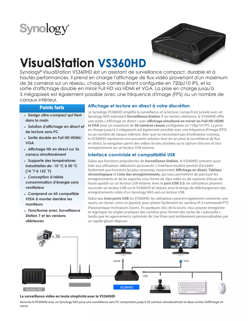Imagen de la primera página del manual del dispositivo VS360HD