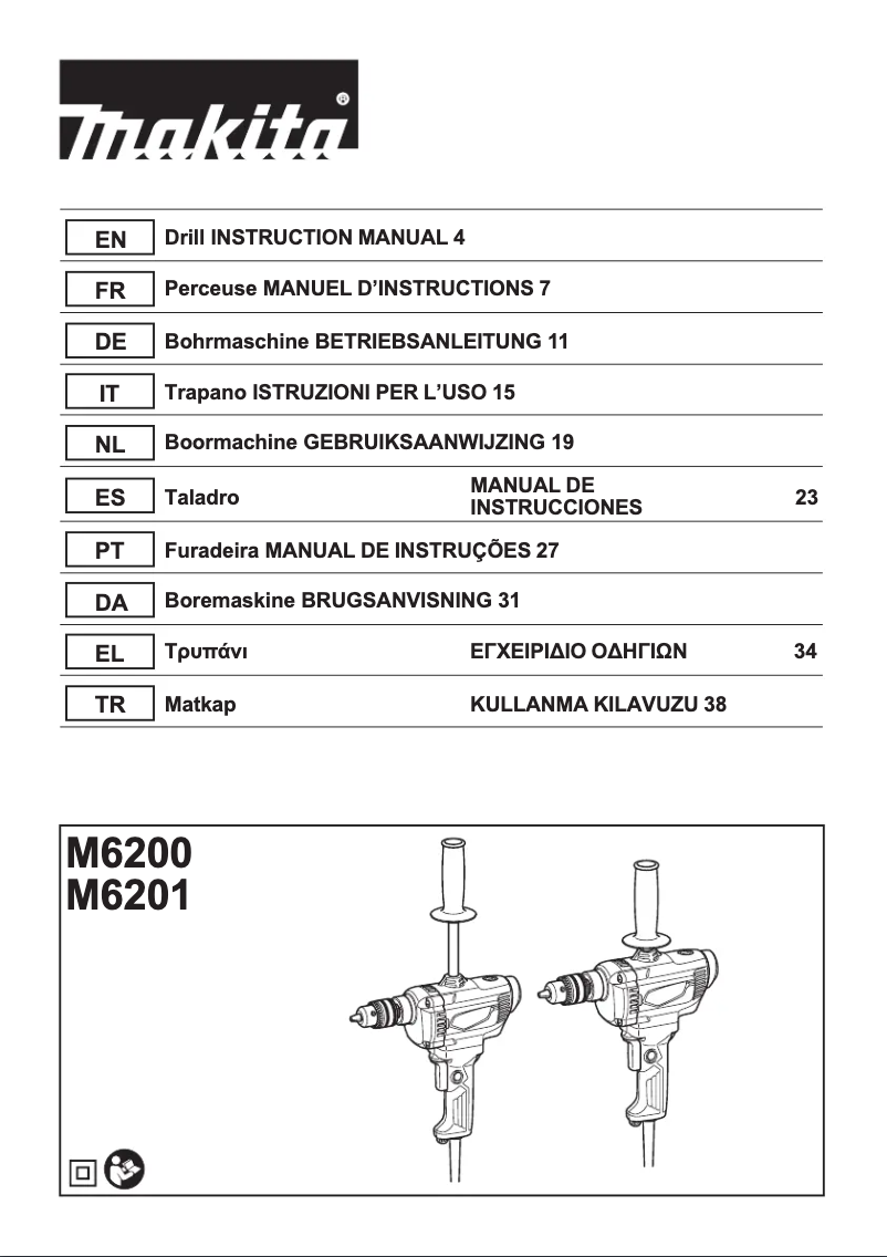 Imagen de la primera página del manual del dispositivo M6200