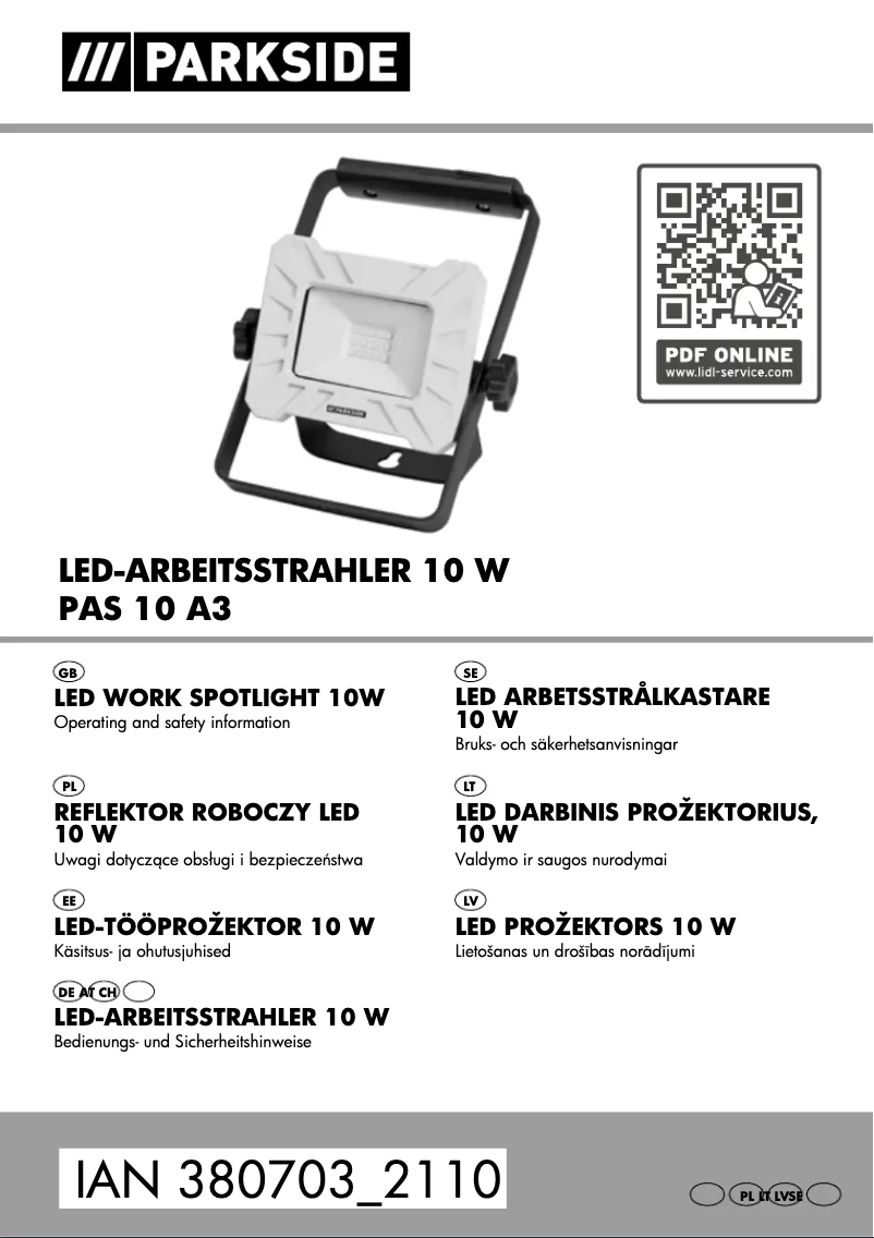 Imagen de la primera página del manual del dispositivo 1084-AL