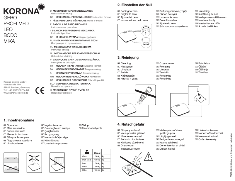 Página 1 del manual Manual de usuario Korona Bodo 77400