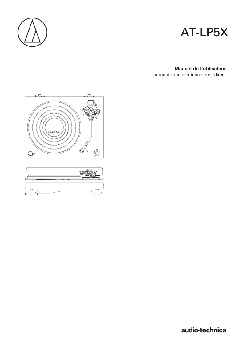 Página nº 1 - Manual de usuario Audio-Technica AT-LP5X