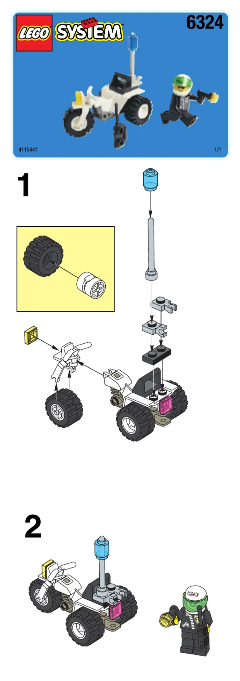 Página 1 del manual Manual de usuario Lego Highway Patrol