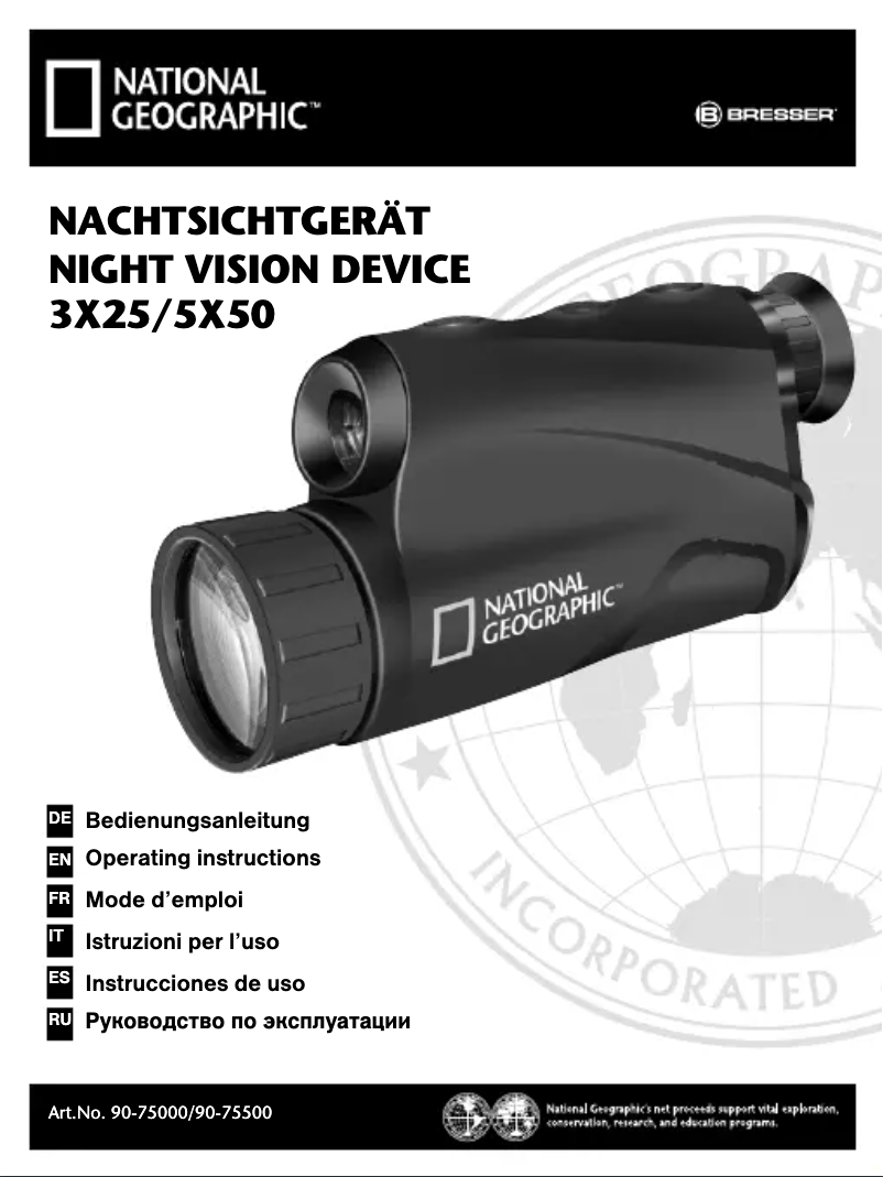 Imagen de la primera página del manual del dispositivo 3x25