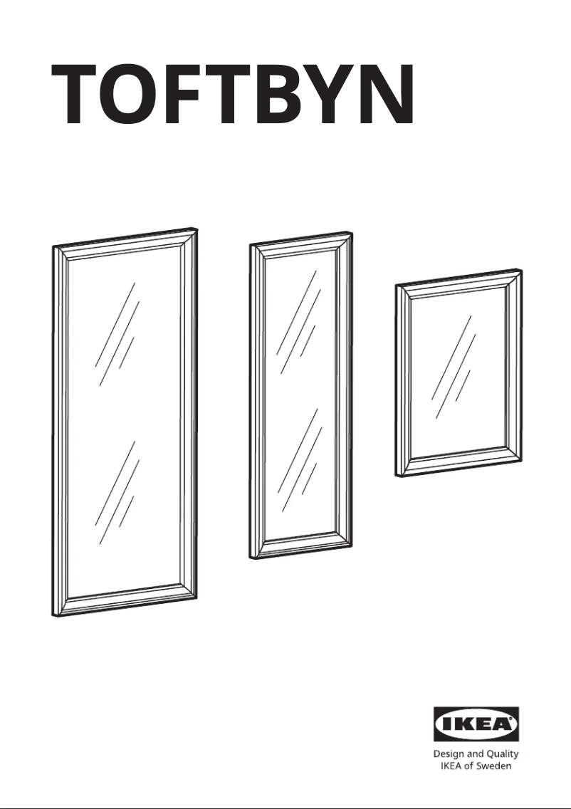 Página 1 del manual Manual de usuario Ikea TOFTBYN 504.591.47