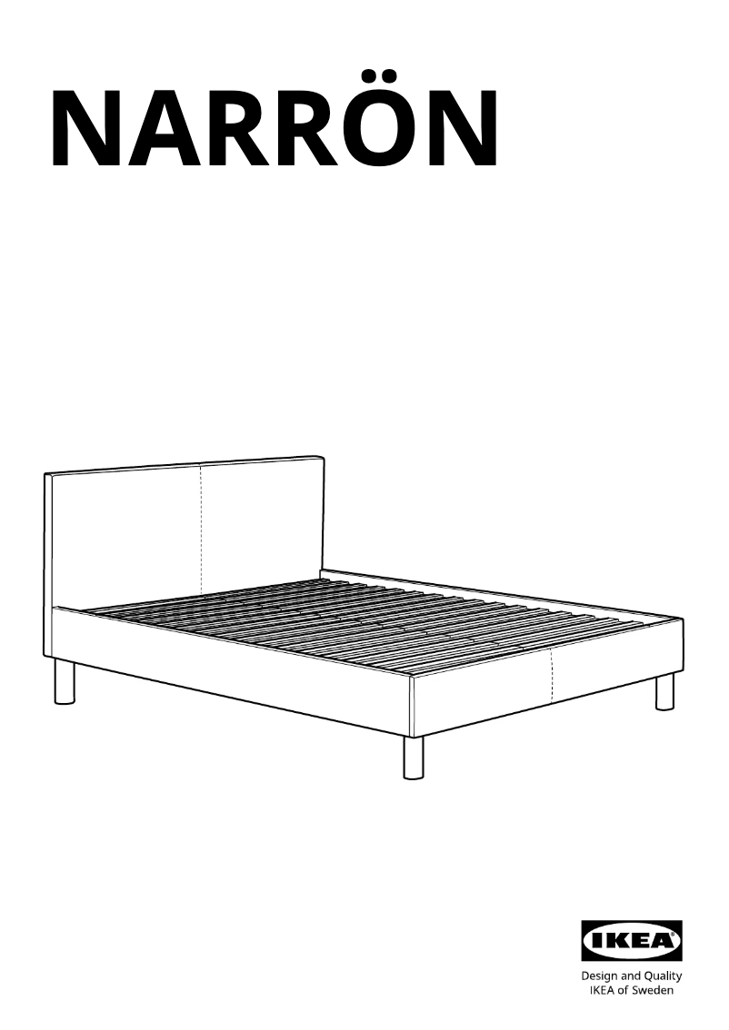 Página 1 del manual Manual de usuario Ikea NARRÖN 505.561.05