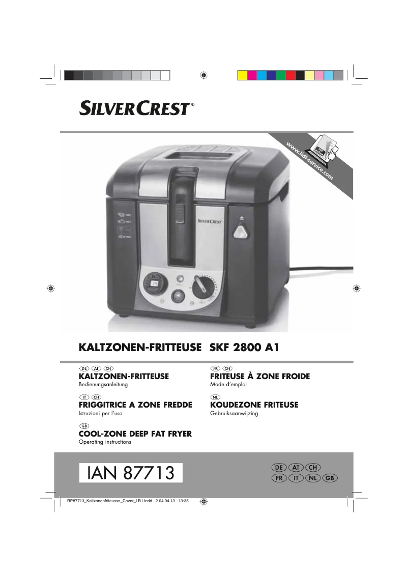 Imagen de la primera página del manual del dispositivo SKF 2800 A1