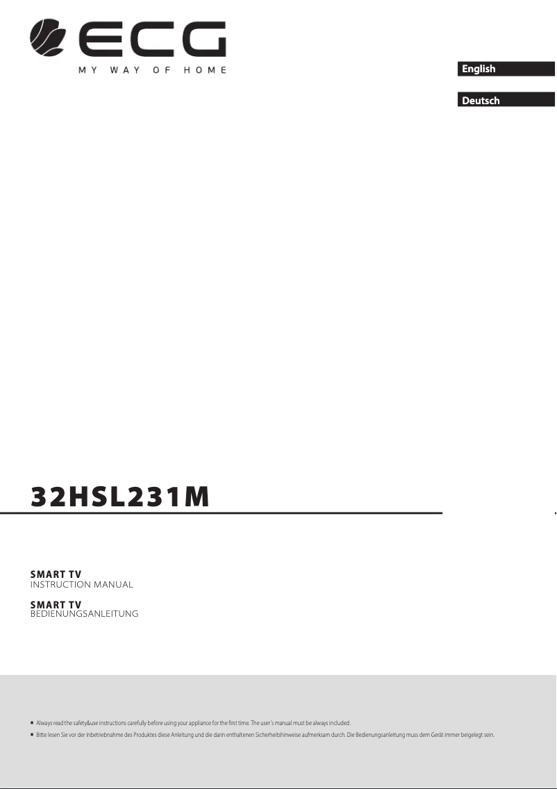 Imagen de la primera página del manual del dispositivo 32HSL231M