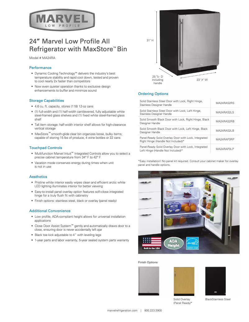 Imagen de la primera página del manual del dispositivo Professional MA24RA2L