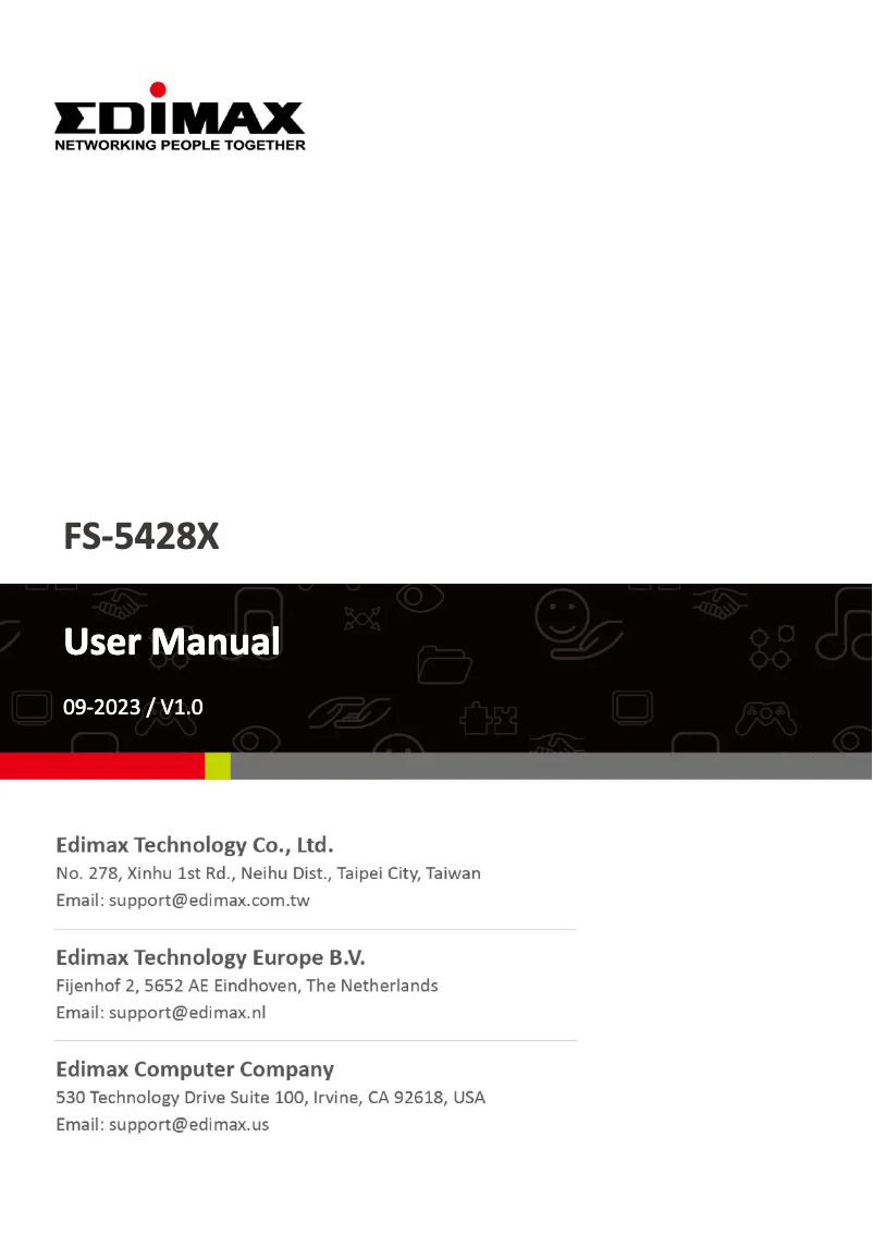 Página nº 1 - Manual de usuario Edimax FS-5428X