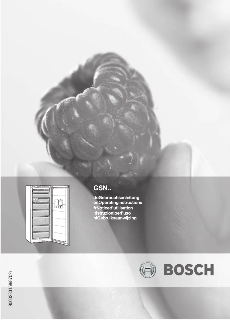 Página nº 1 - Manual de usuario Bosch GSN28A21