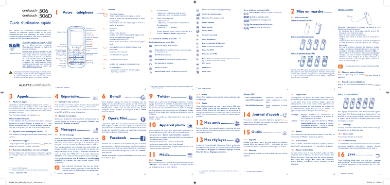 Página nº 1 - Manual de instrucciones Alcatel One Touch 506D