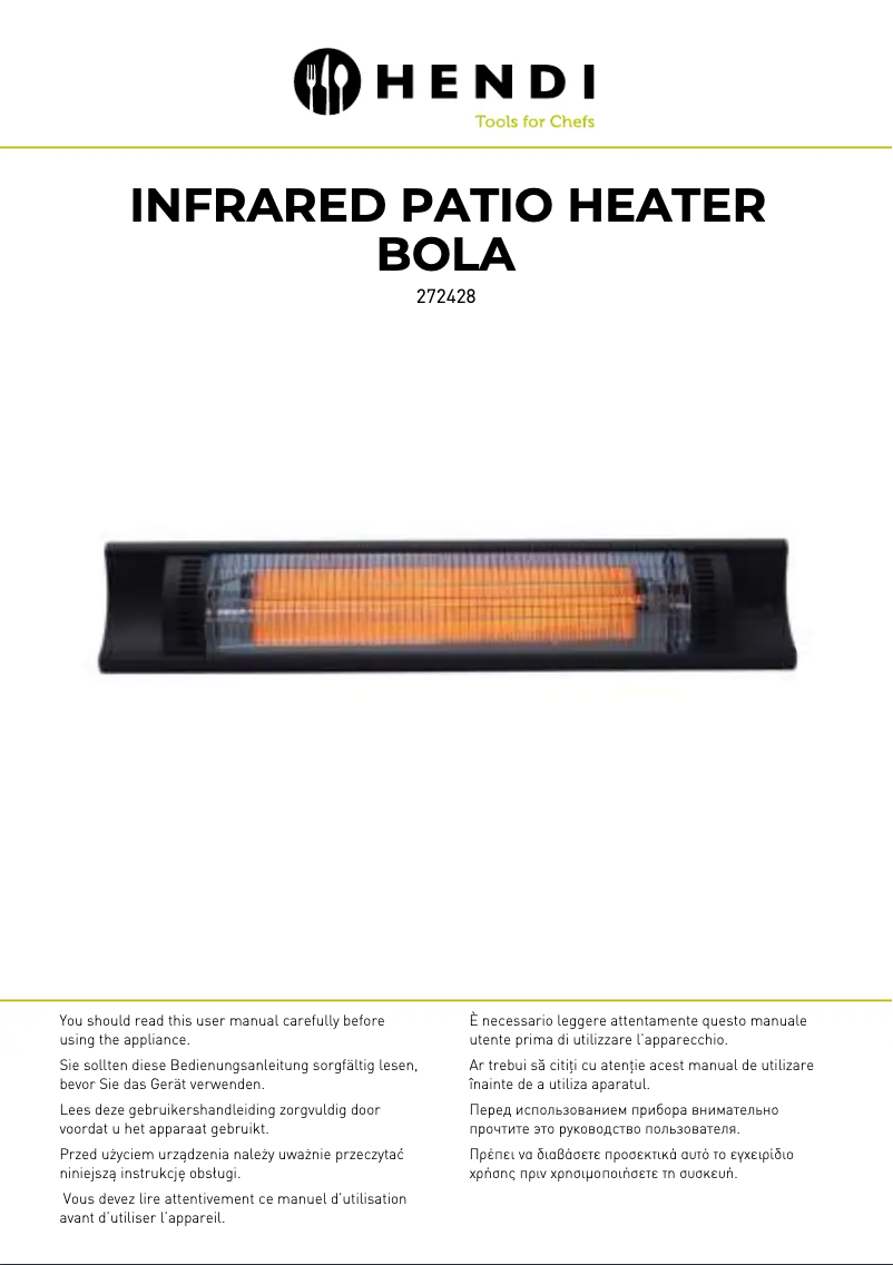 Imagen de la primera página del manual del dispositivo Bola 272428