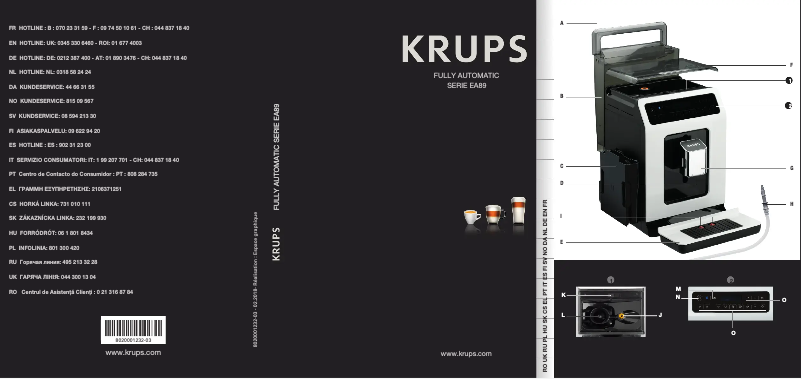 Página 1 del manual Manual de usuario Krups Evidence EA893C