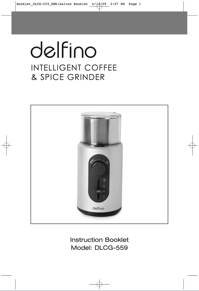 Página 1 del manual Manual de usuario Toastess Delfino DLCG-559