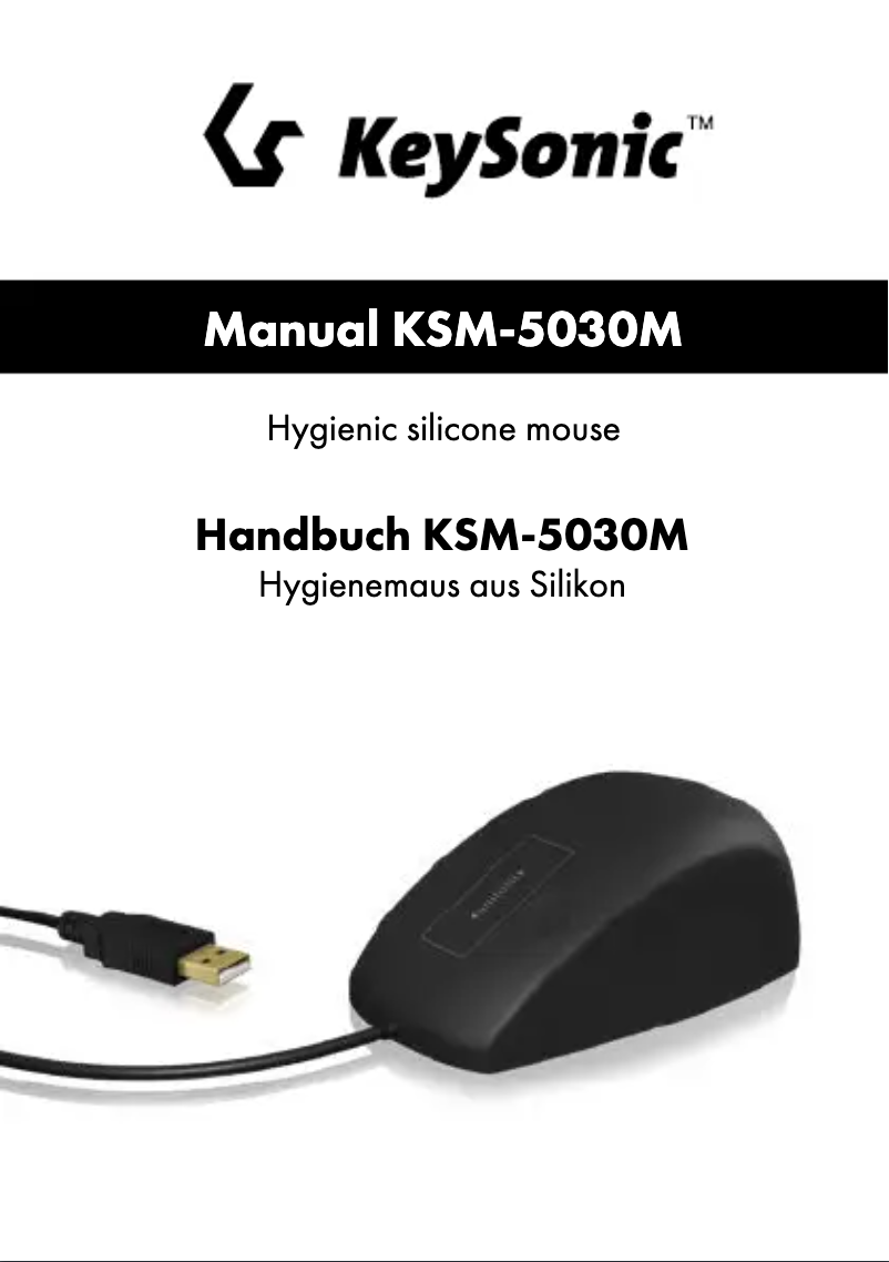 Imagen de la primera página del manual del dispositivo KSM-5030M-B