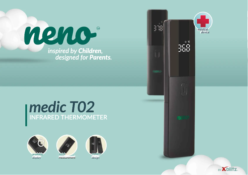 Página 1 del manual Ficha técnica Neno Medic T02
