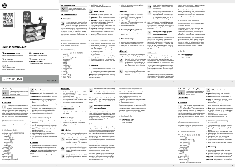 Página 1 del manual Manual de usuario Playtive HG07614