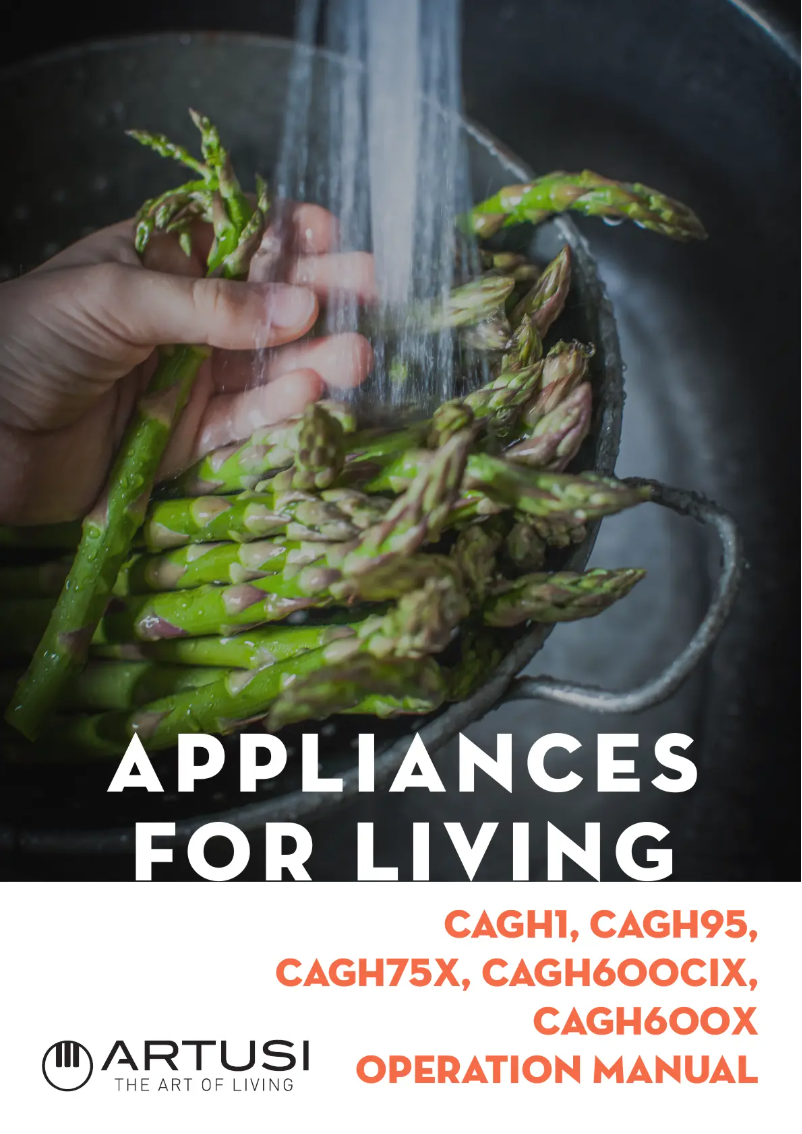 Página 1 del manual Manual de usuario Artusi CAGH95