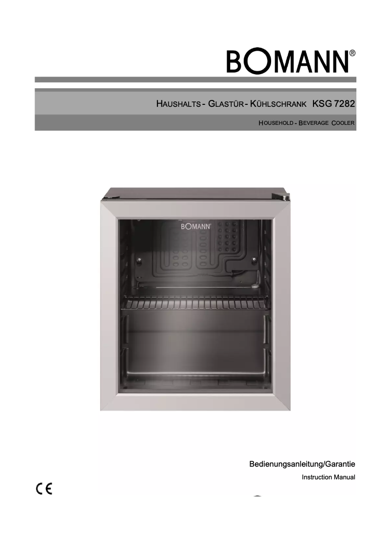 Imagen de la primera página del manual del dispositivo KSG 7282