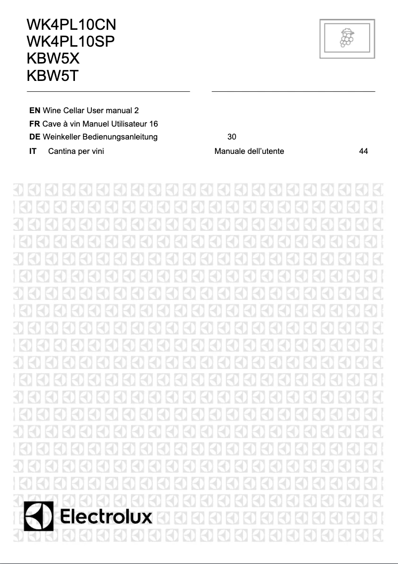 Imagen de la primera página del manual del dispositivo WK4PL10SP