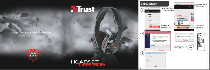 Página 1 del manual Manual de usuario Trust GHS-306 7.1