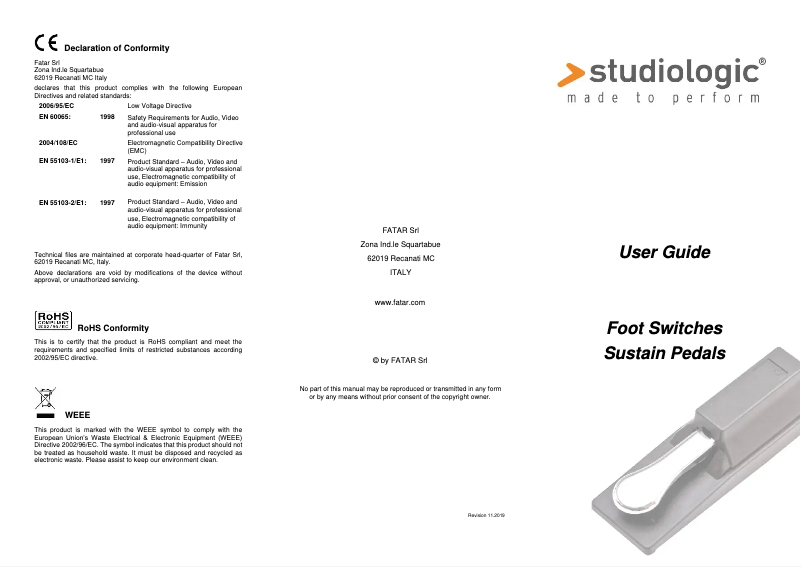 Imagen de la primera página del manual del dispositivo VFP1/25