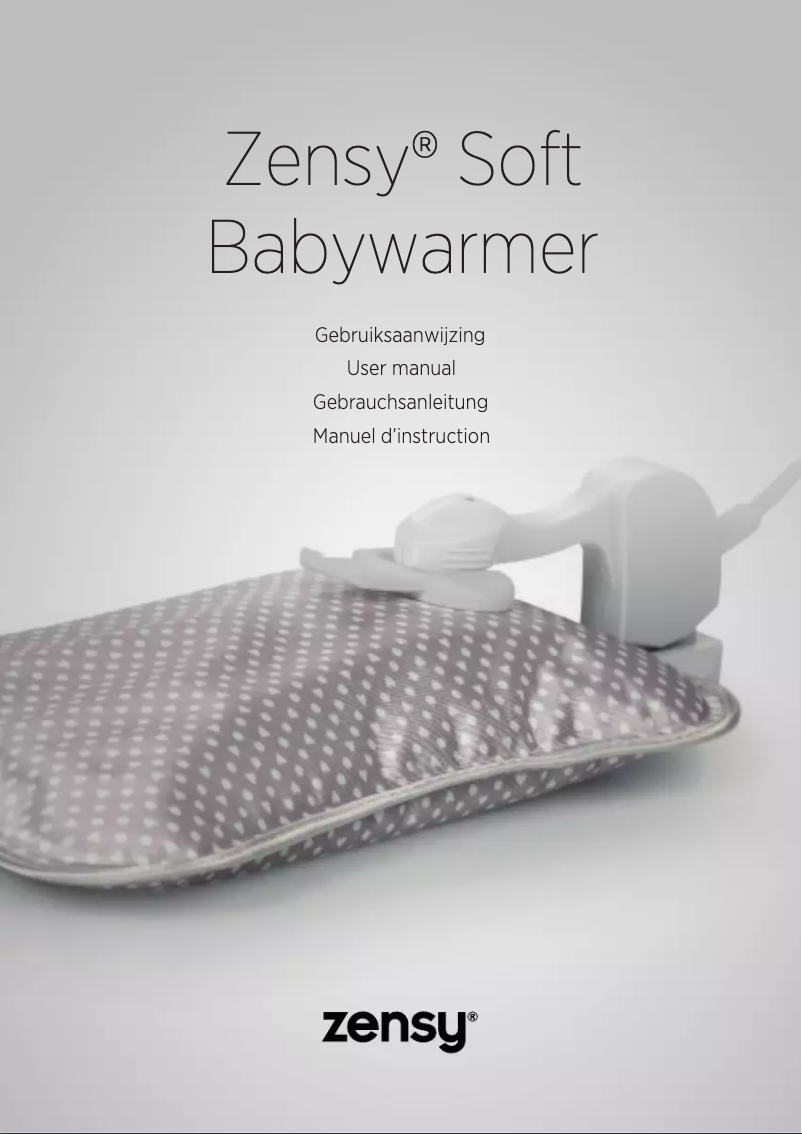 Imagen de la primera página del manual del dispositivo Soft Babywarmer