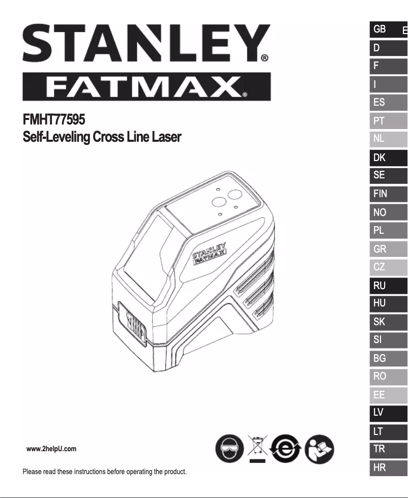 Página 1 del manual Manual de usuario Stanley FMHT77595-1