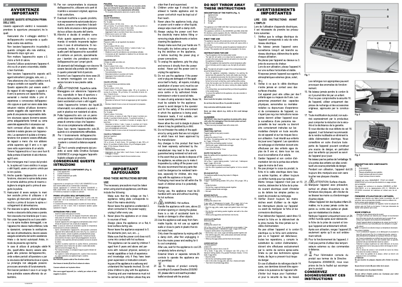 Imagen de la primera página del manual del dispositivo 187