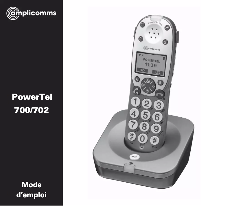 Página 1 del manual Manual de usuario Amplicom PowerTel 700