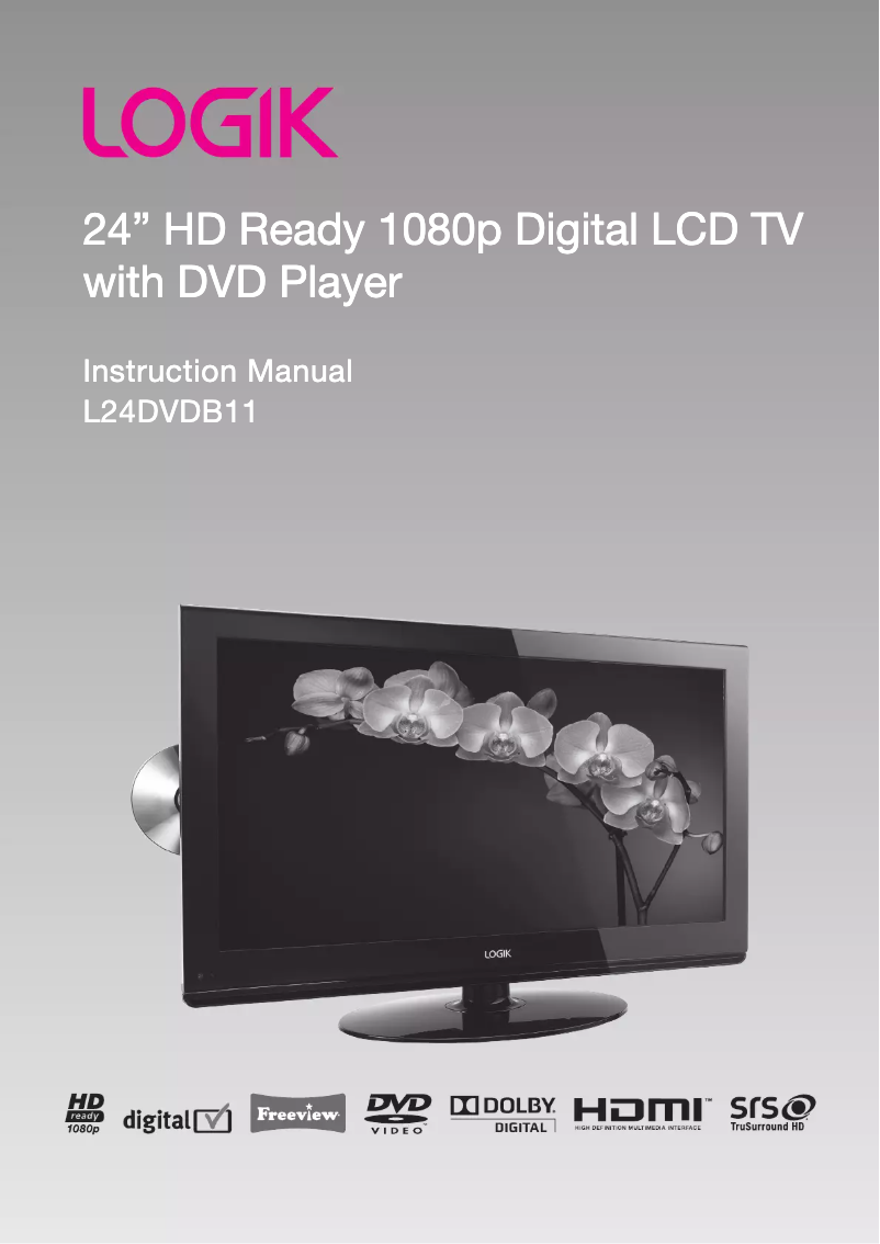 Imagen de la primera página del manual del dispositivo L24DVDB11