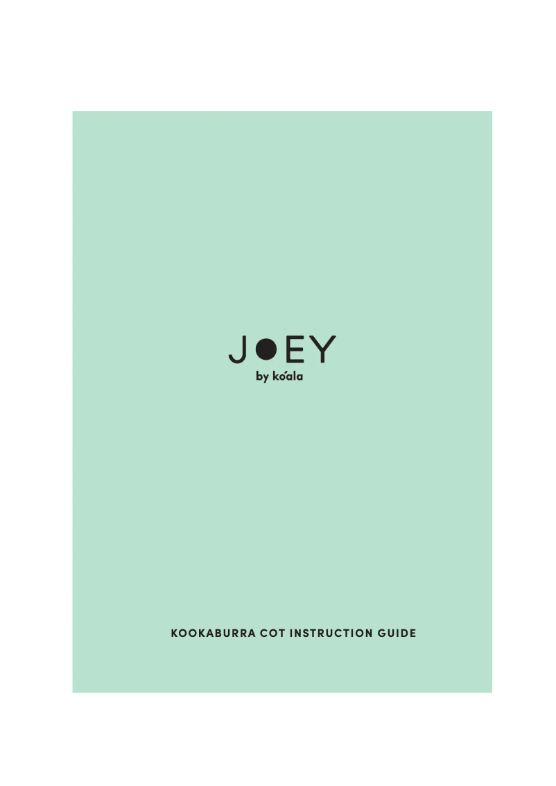Página nº 1 - Manual de usuario Koala Joey Kookaburra Cot