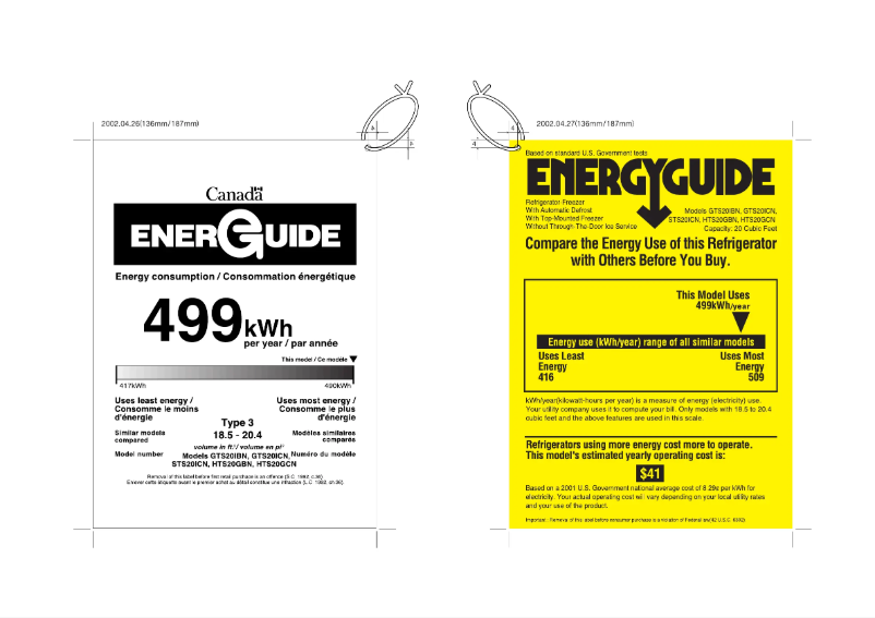 Imagen de la primera página del manual del dispositivo GTS20IBNWW