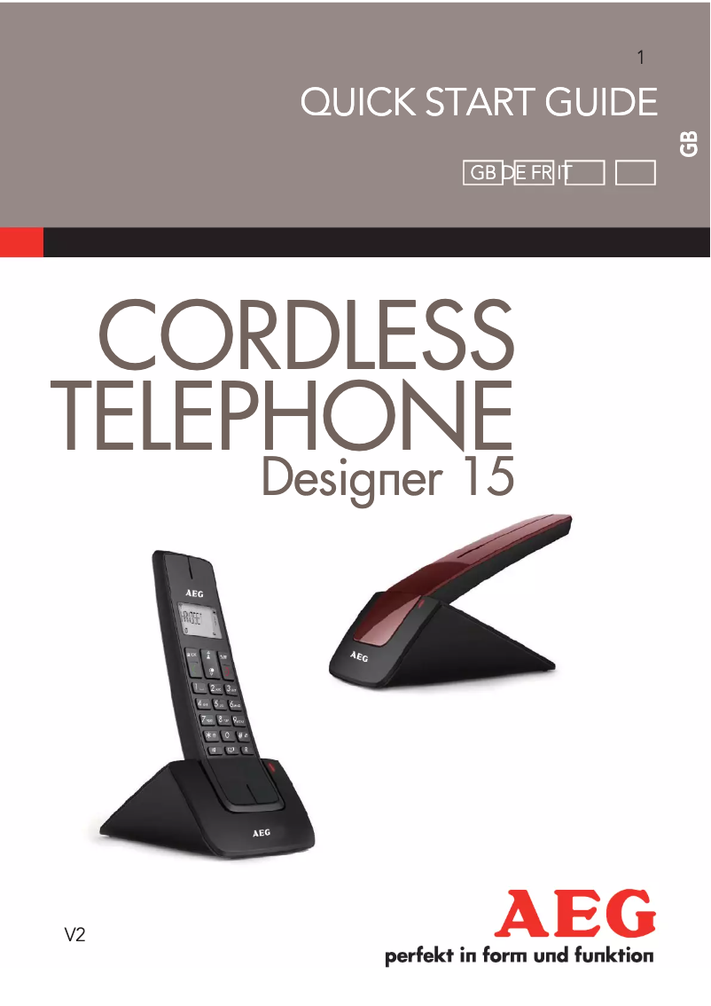 Imagen de la primera página del manual del dispositivo Designer 15