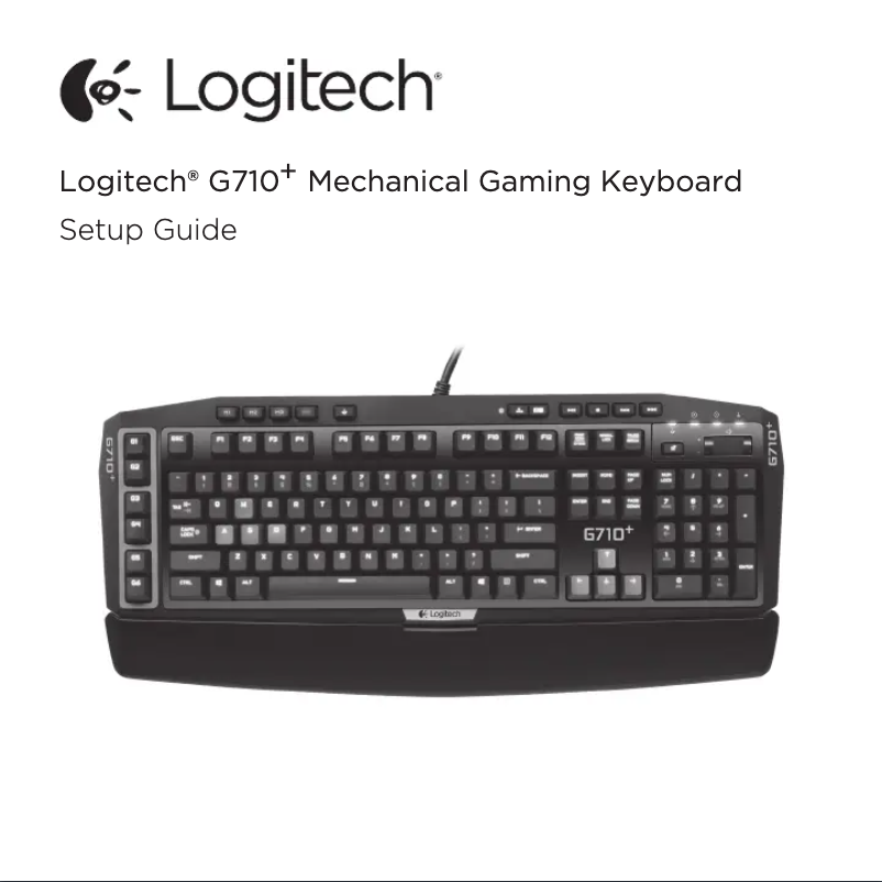 Página 1 del manual Manual de usuario Logitech G710+