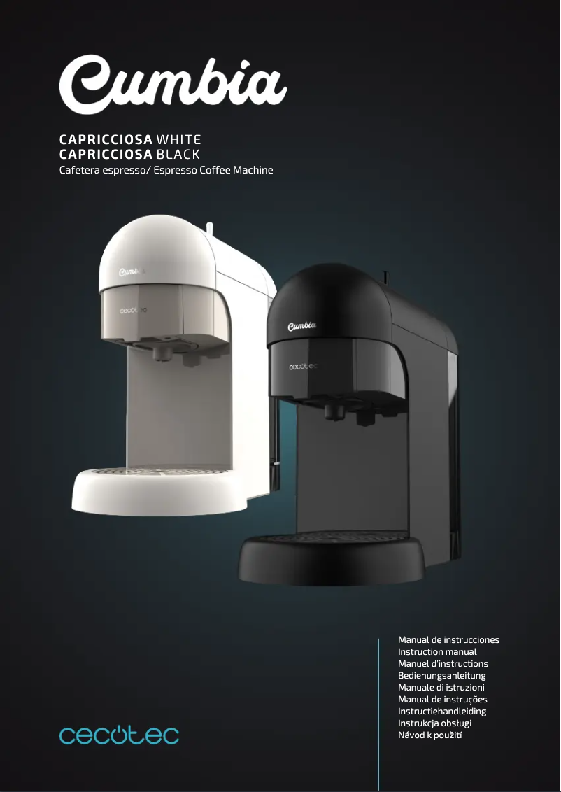 Imagen de la primera página del manual del dispositivo Capricciosa White