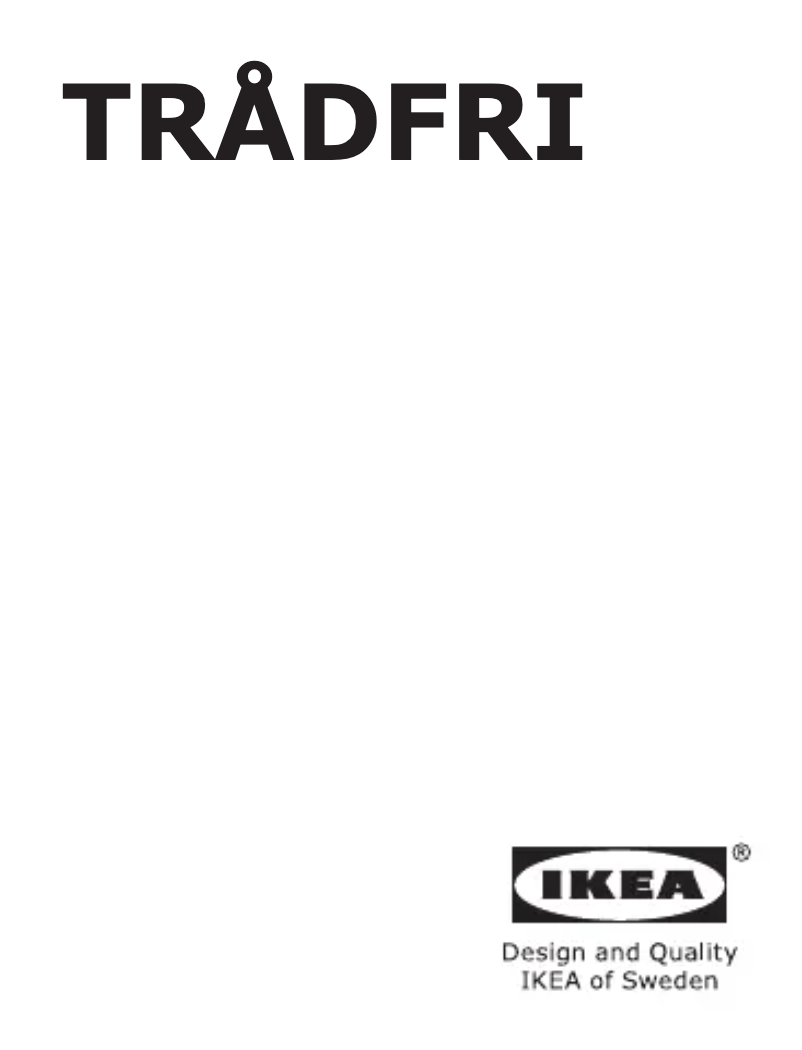 Página 1 del manual Manual de usuario Ikea TRÅDFRI 305.176.38