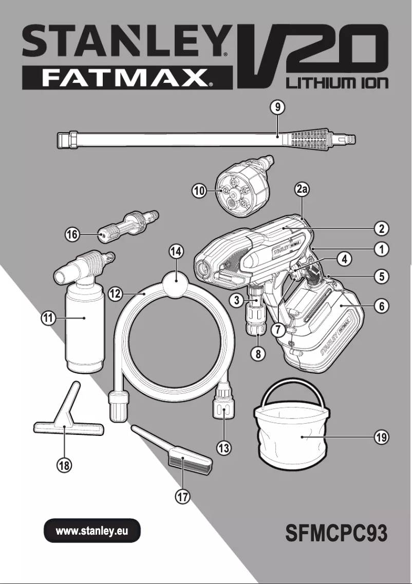 Imagen de la primera página del manual del dispositivo FatMax SFMCPC93