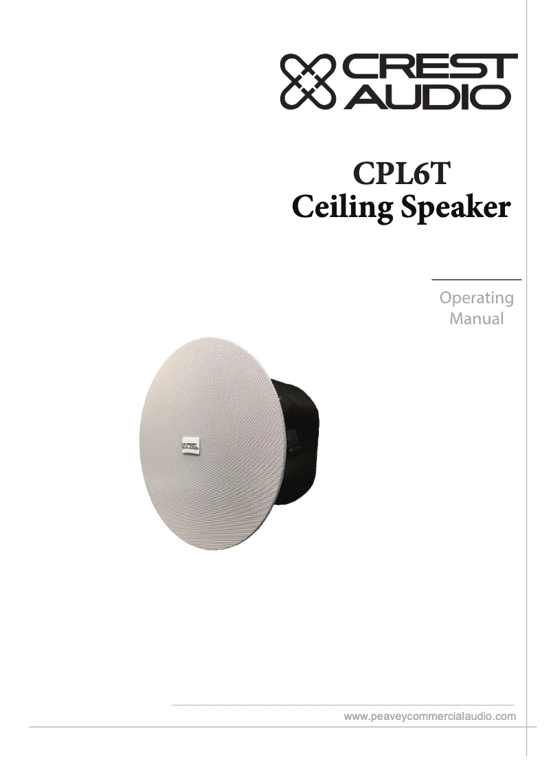 Imagen de la primera página del manual del dispositivo CPL 6T