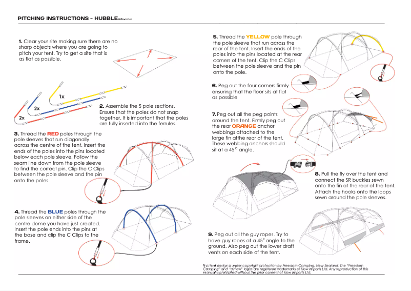 Imagen de la primera página del manual del dispositivo Hubble