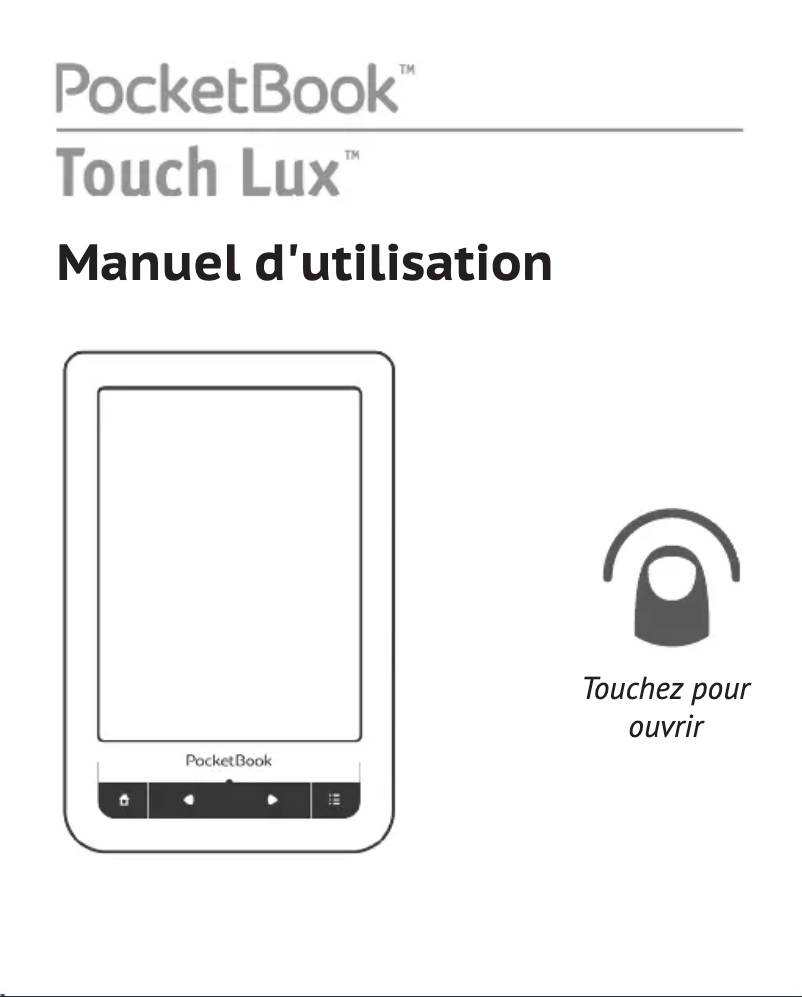 Página 1 del manual Manual de usuario PocketBook Touch Lux