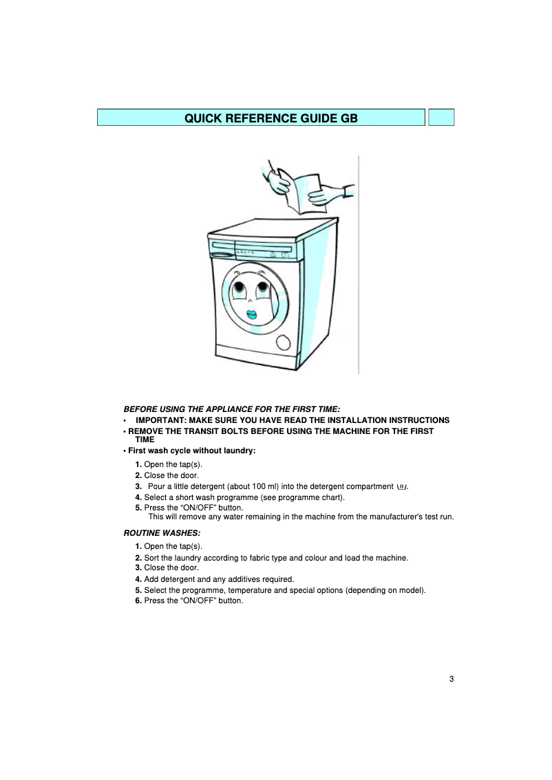Imagen de la primera página del manual del dispositivo AWM 321/3AL
