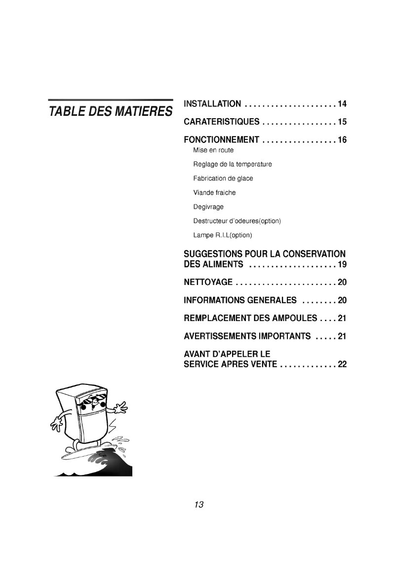 Imagen de la primera página del manual del dispositivo GR-572TVF