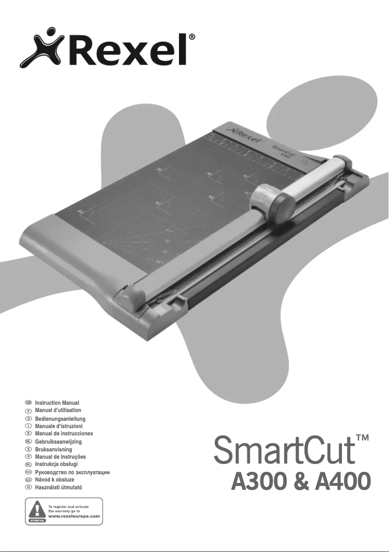 Imagen de la primera página del manual del dispositivo Smartcut A400