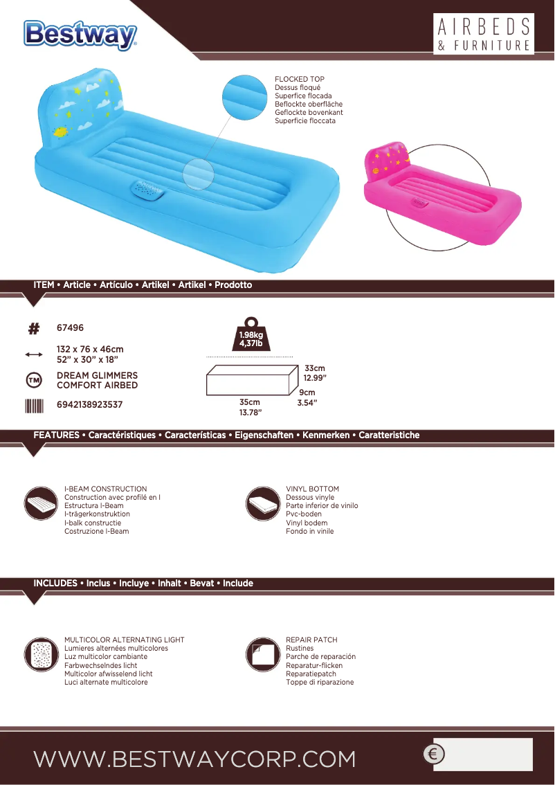 Página 1 del manual Manual de usuario Bestway 67496