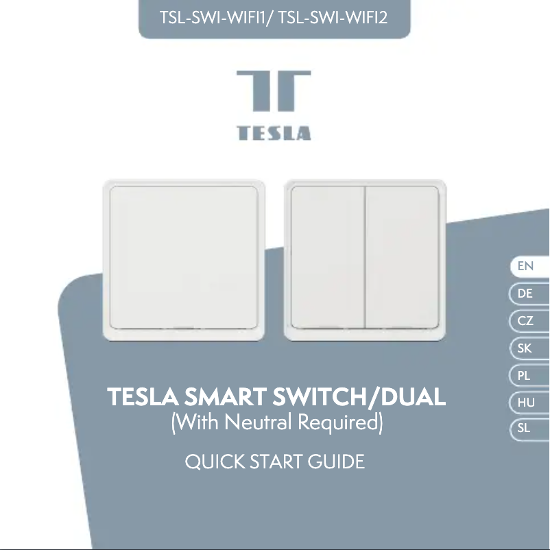 Imagen de la primera página del manual del dispositivo TSL-SWI-WIFI2