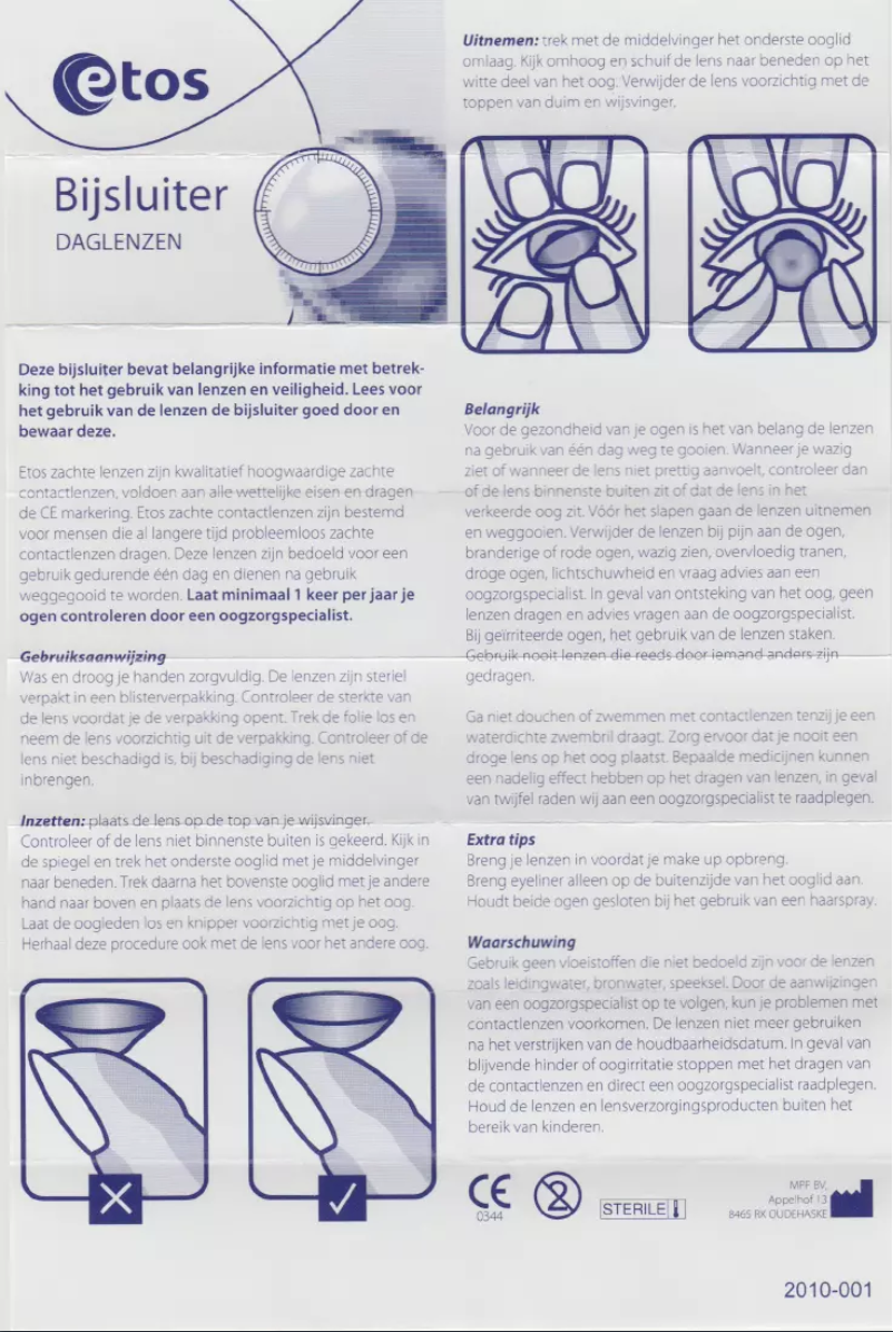 Página 1 del manual Manual de usuario Etos Dag