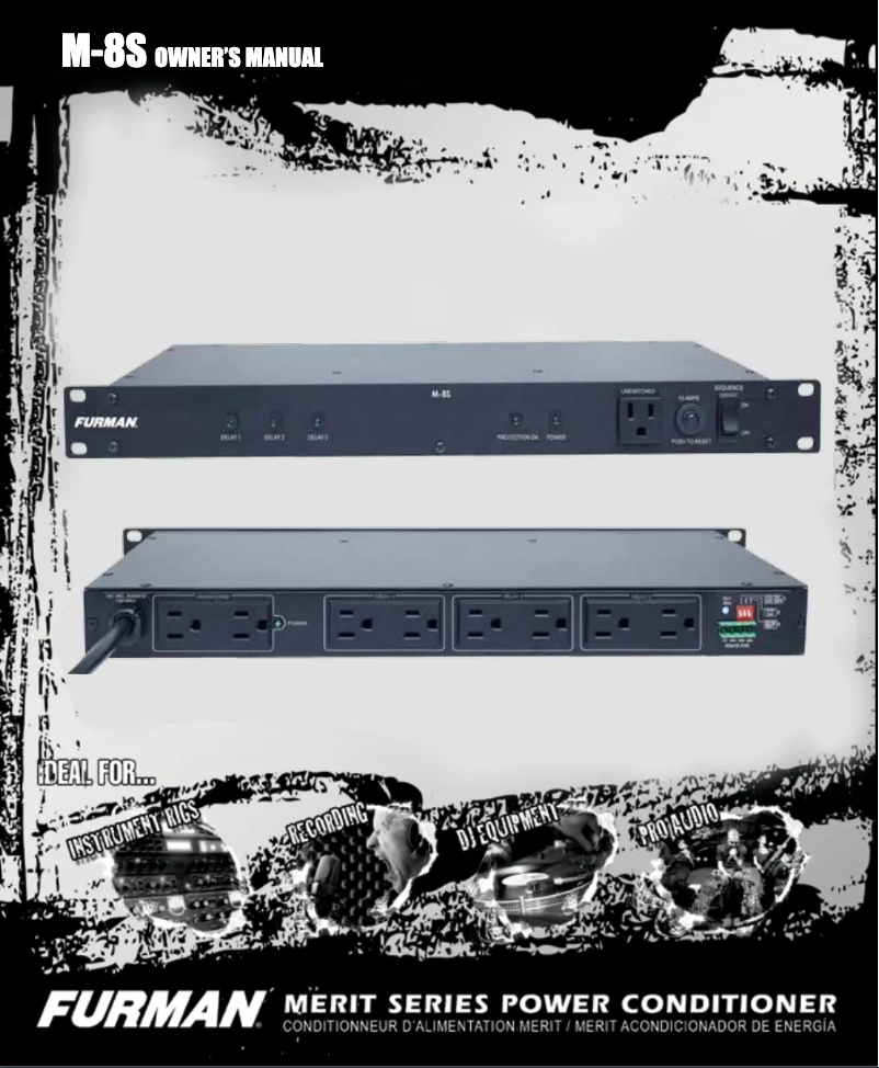 Imagen de la primera página del manual del dispositivo M-8S