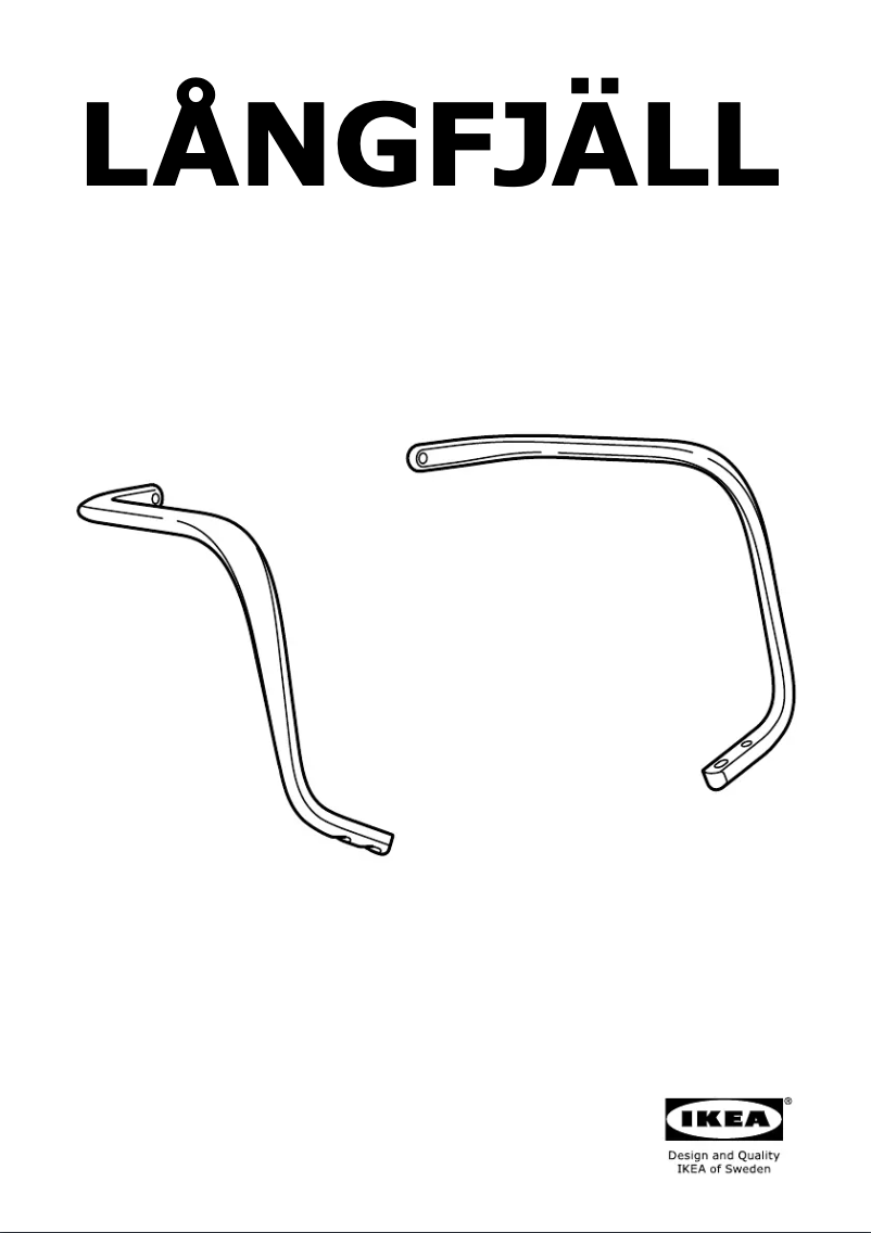 Imagen de la primera página del manual del dispositivo LÅNGFJÄLL 703.205.69